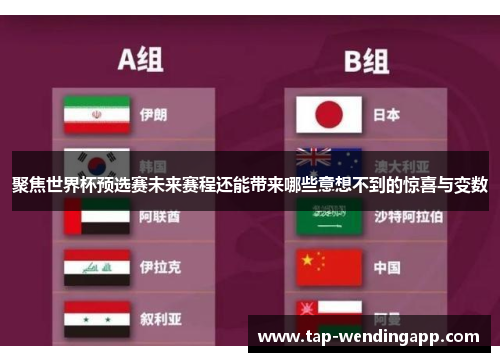 聚焦世界杯预选赛未来赛程还能带来哪些意想不到的惊喜与变数